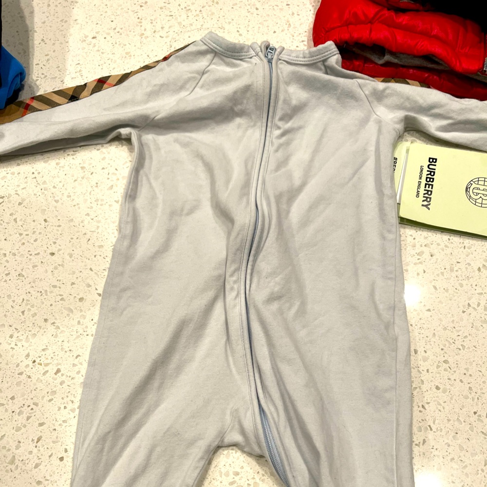 Burberry Onsie 6 months